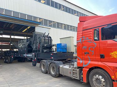 時產500噸新型YPC建筑垃圾移動破碎站發(fā)貨四川遂寧