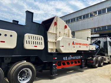 時產300噸環(huán)保型車載移動破碎站發(fā)貨安徽黃山