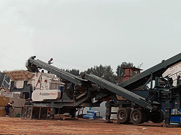 深圳建筑垃圾破碎站試運(yùn)行現(xiàn)場(chǎng)